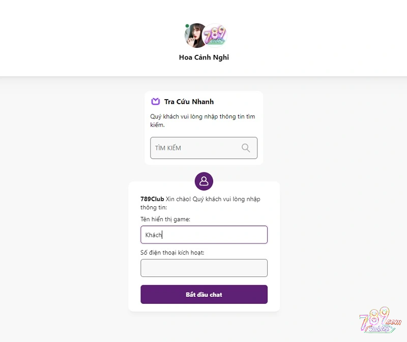 Các bạn cần liên hệ cskh khi gặp lỗi đăng ký và đăng nhập 789club